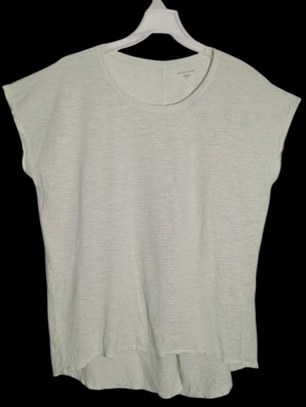 Eileen Fisher Women's Shirt Top Hemp Organic Cotton Quiet Pastel Luxury Large